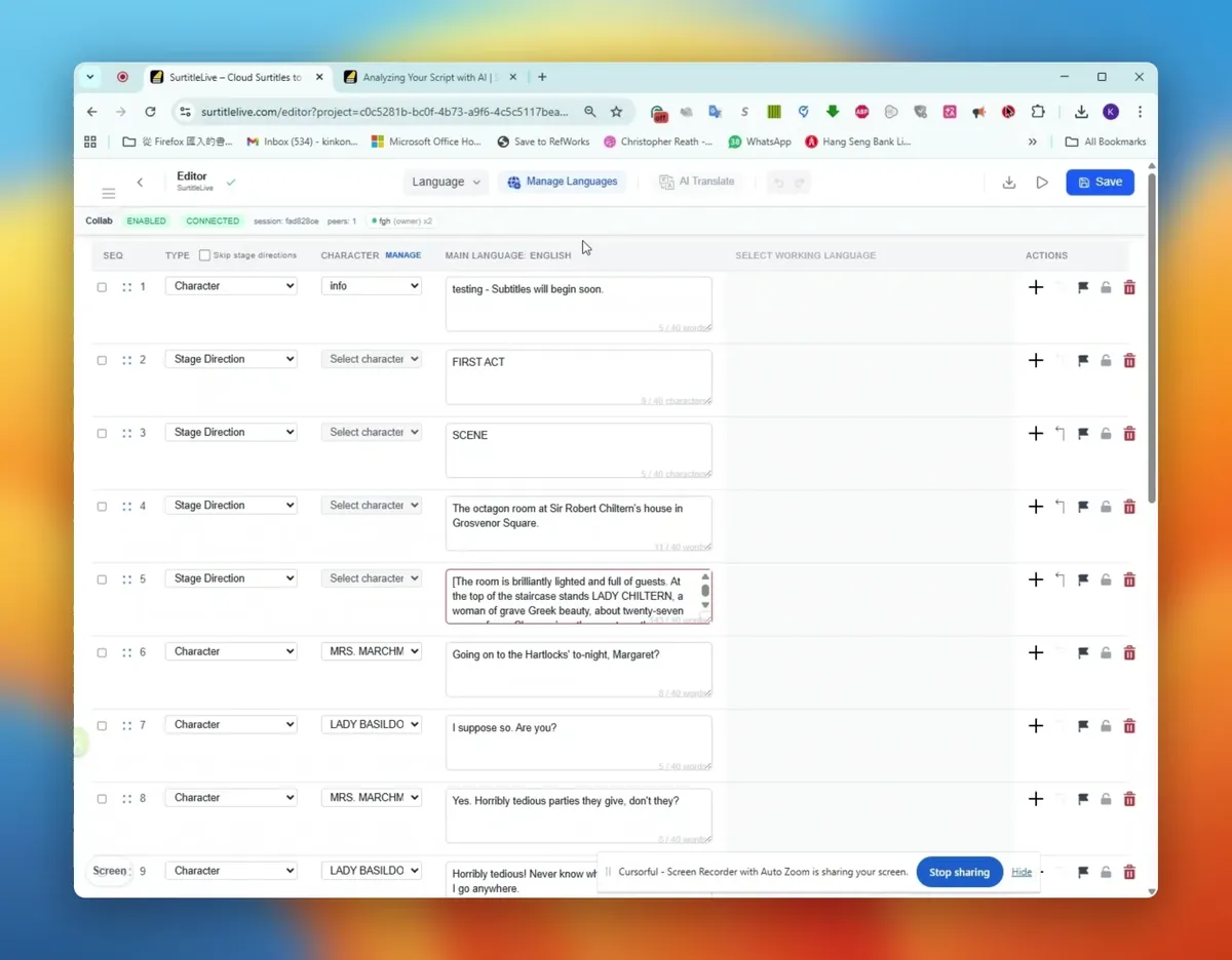 Figure 1: Adding a new language